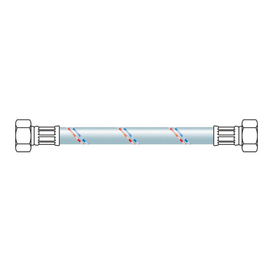 Stainless Steel Flexible Hose, DN25 (1" F - 1" F) HSH Superflex, 80cm
