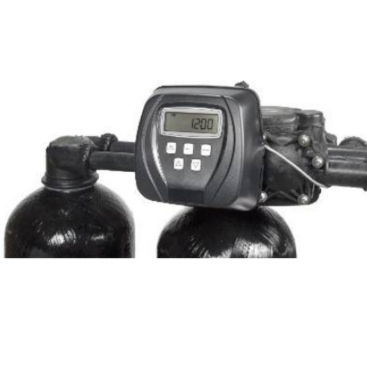 24" x 69", 350L, Duplex Water Softener, Clack WS1TT Digital Meter Controller, 1", 6.4m³/hr