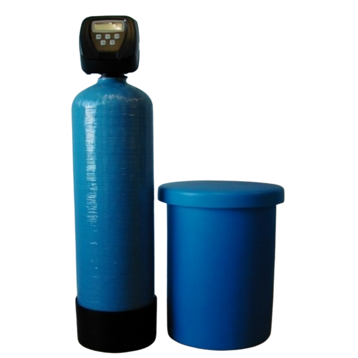 13" x 54", 75L Simplex Water Softener, Clack WS1.25 Digital Metered Controller, 1", 3 m³/hr